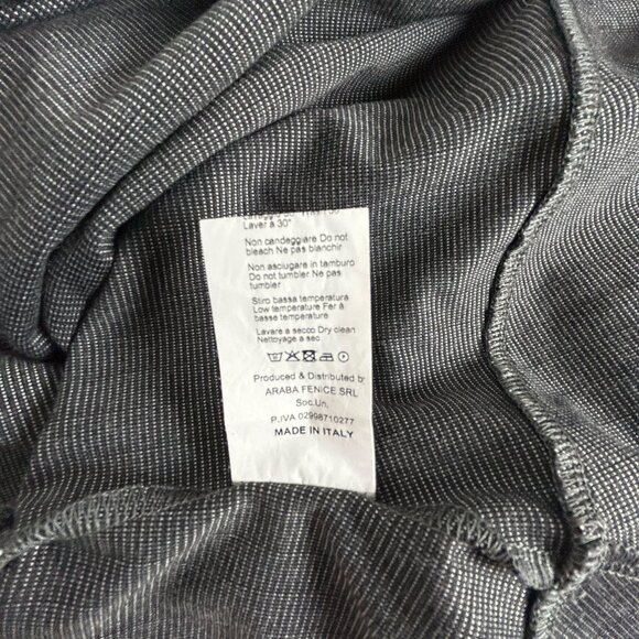 Margaret E Co. Womens Pinstripe Long-Sleeve Dress Size Large Black White Stretch - Picture 5 of 9